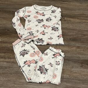 P.J Salvage Girl’s Graphic Pink Pajama Set - 12-14L